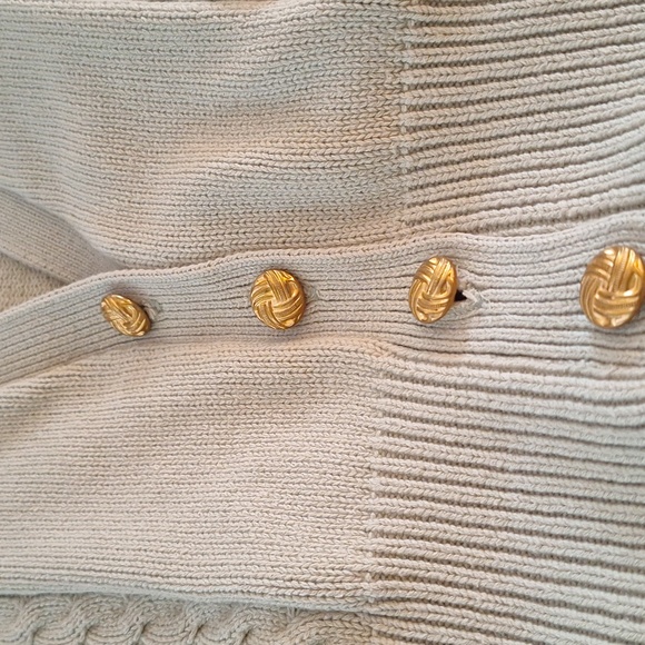 Yarnworks 100% Cotton Cardigan Size Med - Picture 9 of 9